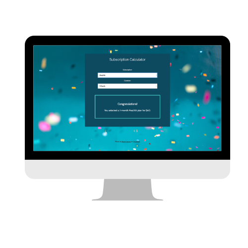 Subscription Calculator Site